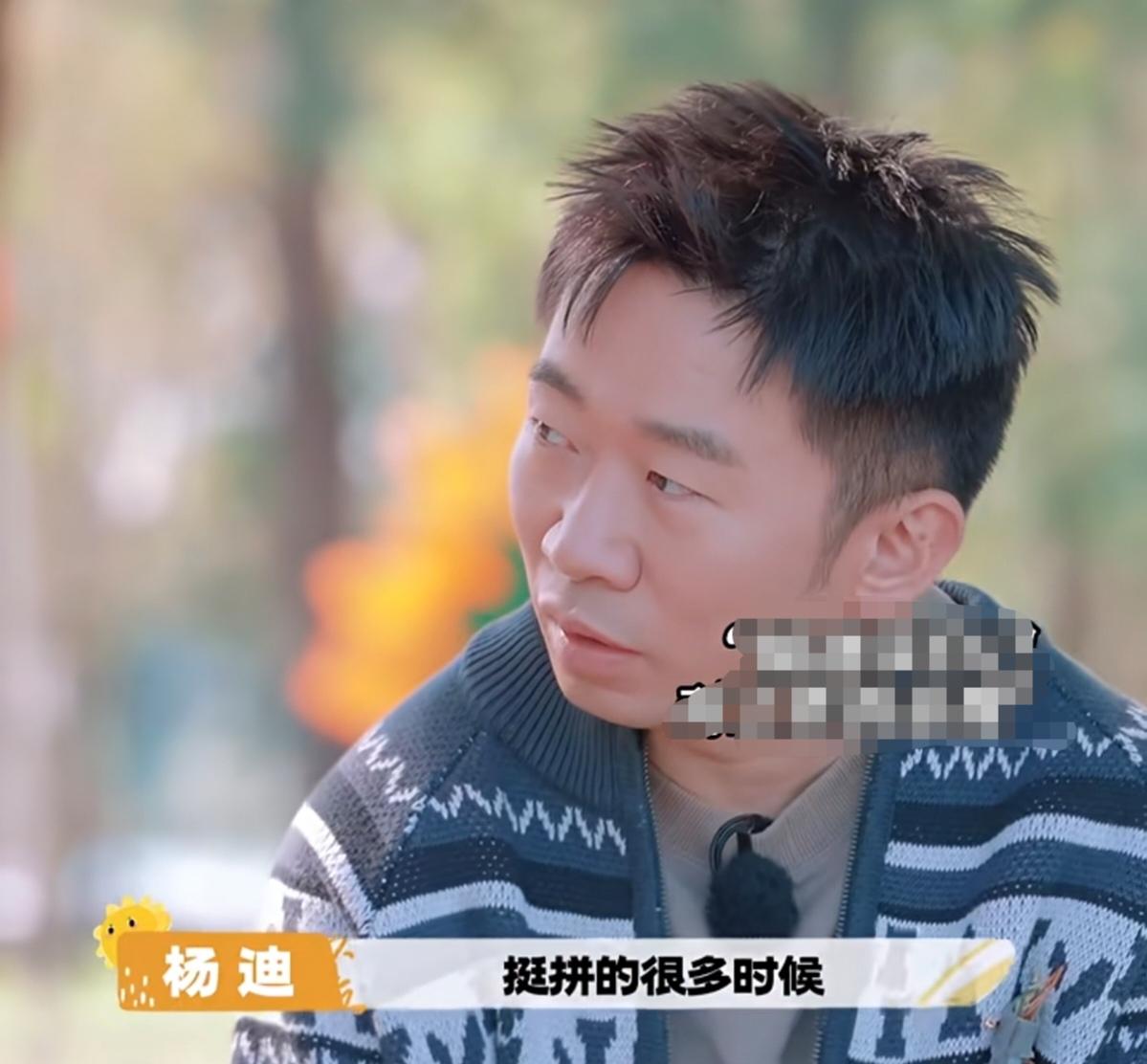 杨迪谈自己对工作的态度，说:“我反正挺拼的很多时候，比如说有时候接一些工作，有些