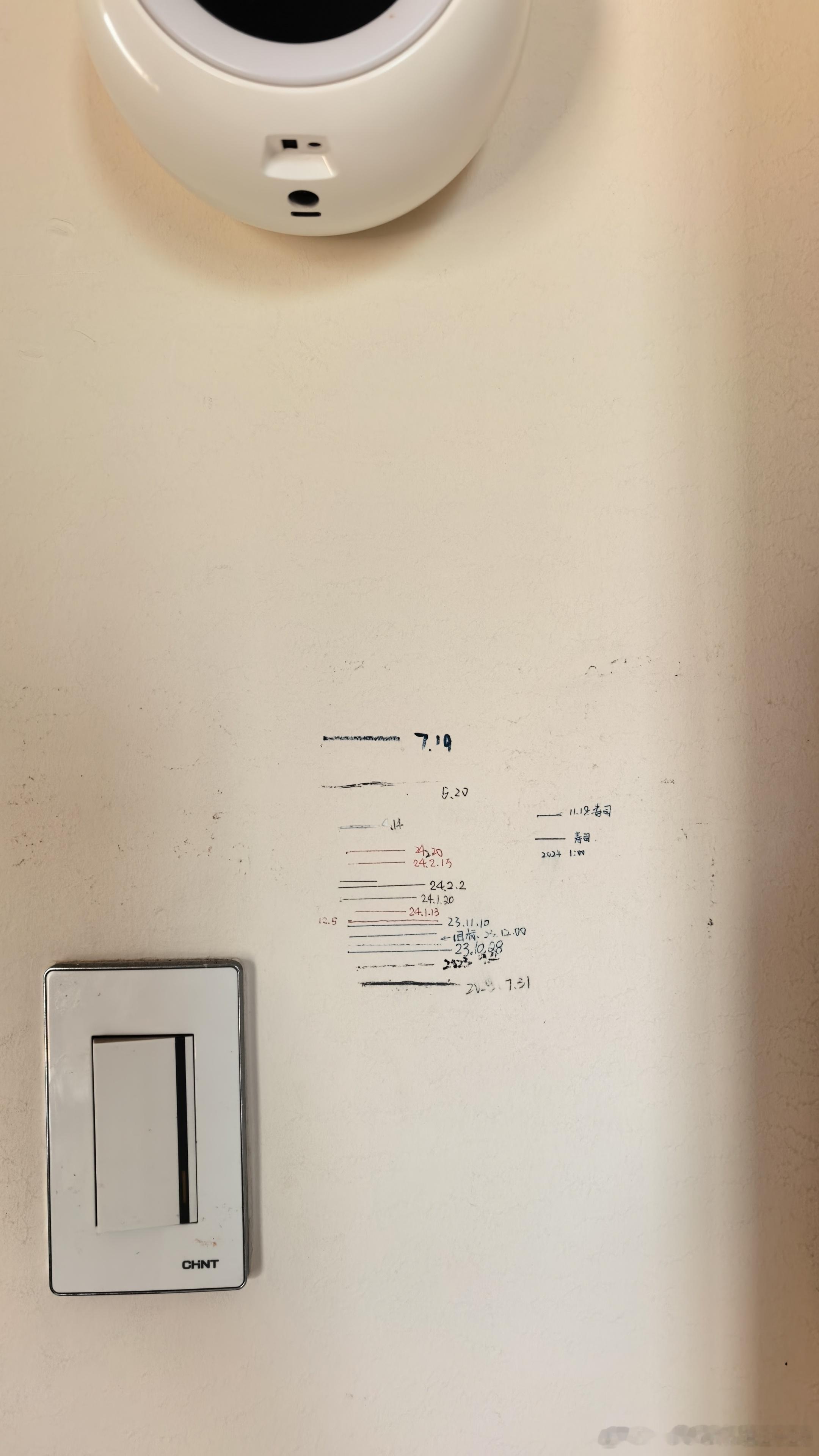 你家墙上有这样的小孩身高刻度表吗？ 