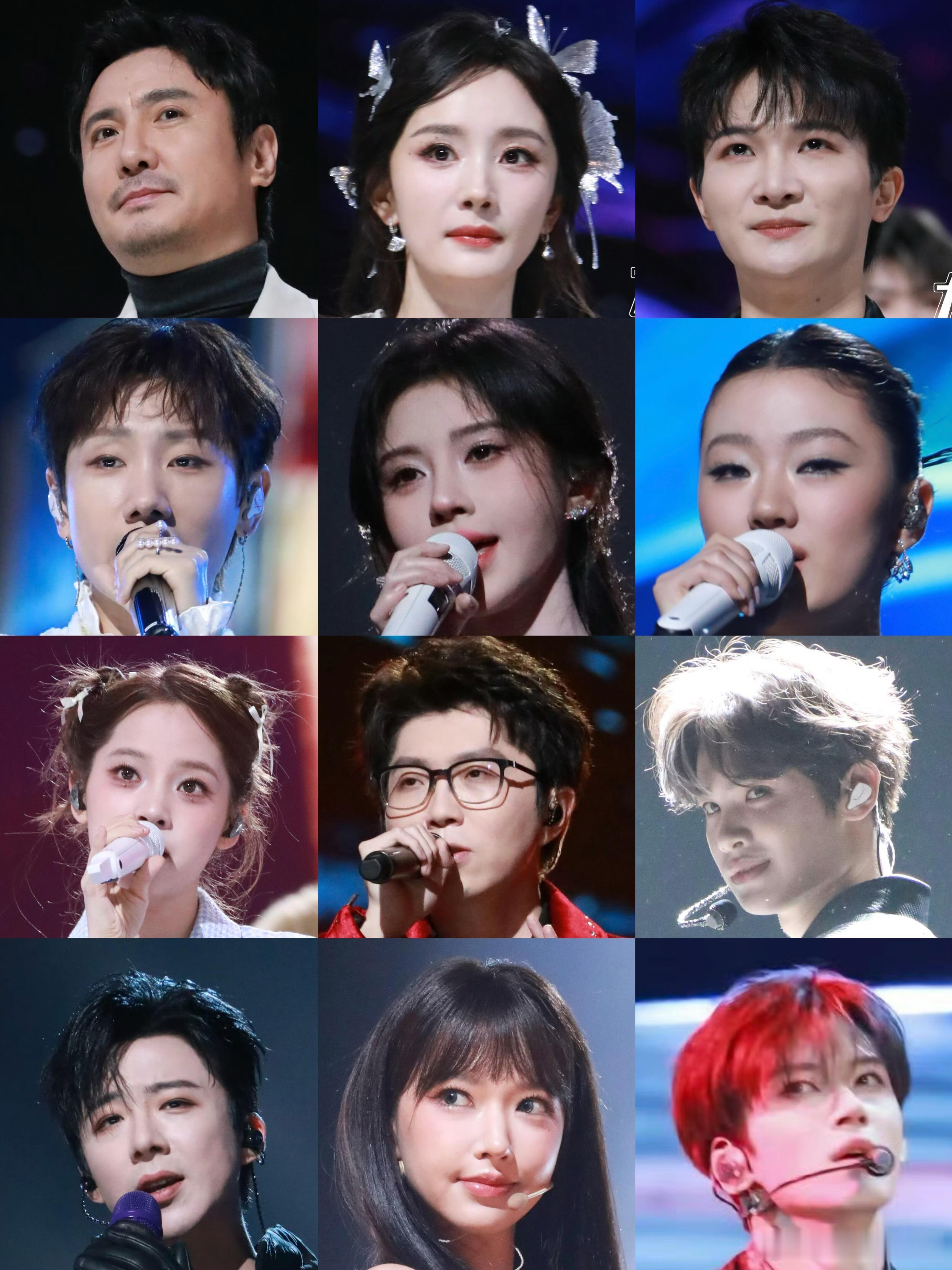 王者荣耀共创之夜怼脸生图，杨幂、沈腾、周深、鞠婧祎、刘宇宁、汪苏泷、毛不易、黄明