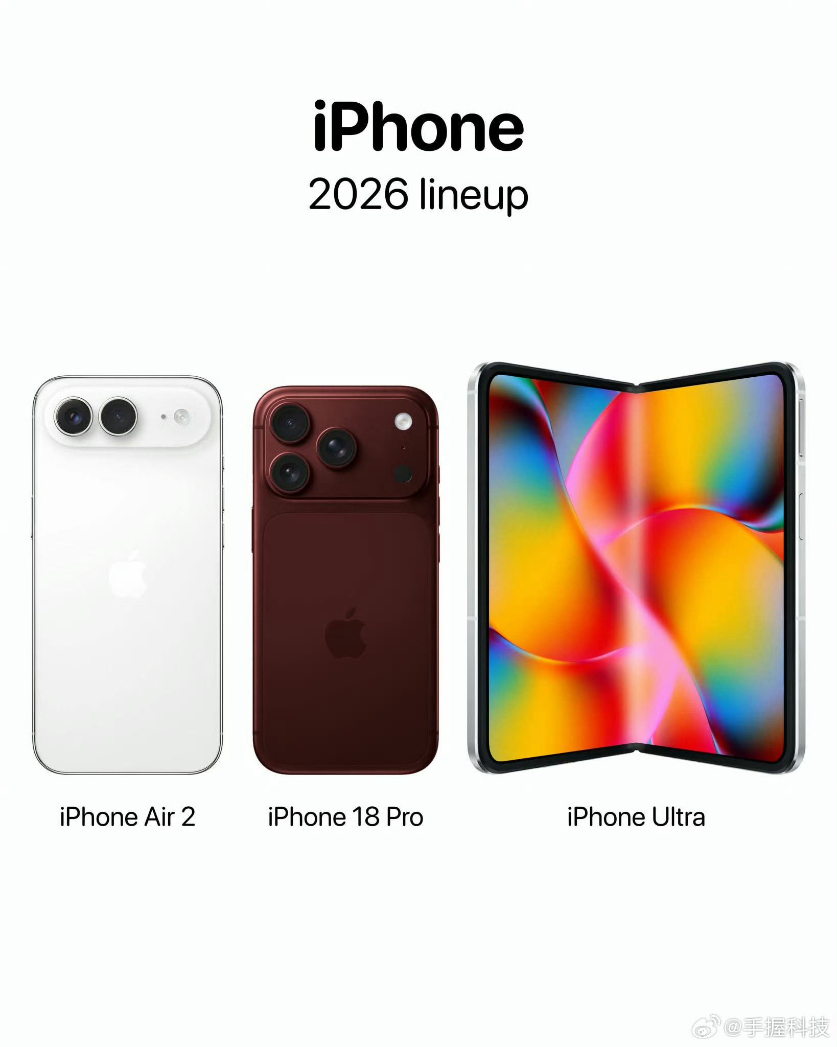 iPhoneUltra起售价或超万元Phone Fold Ultra 折叠之间，