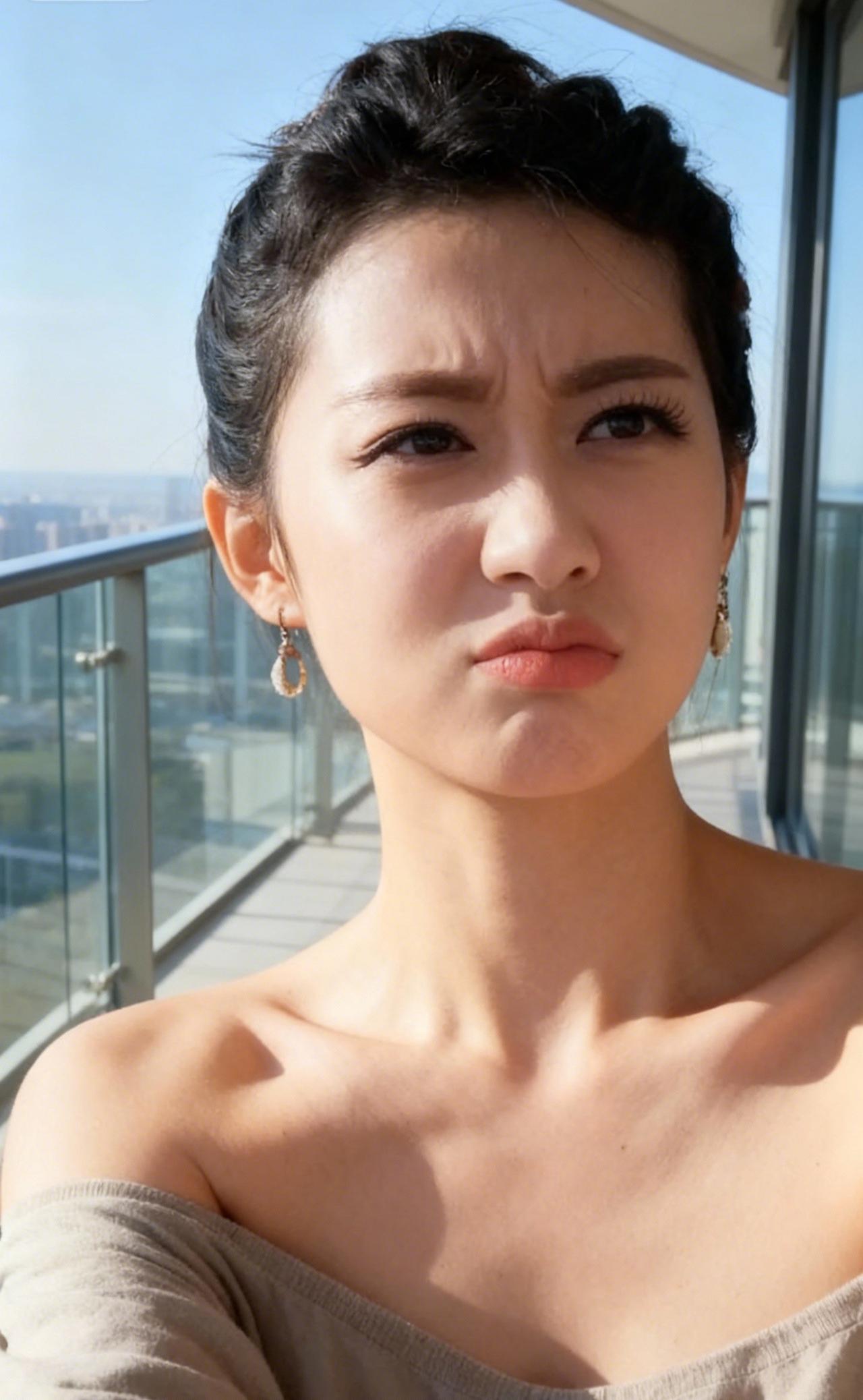 上联：眉黛春山藏秀色
下联：眸盈秋水映华城