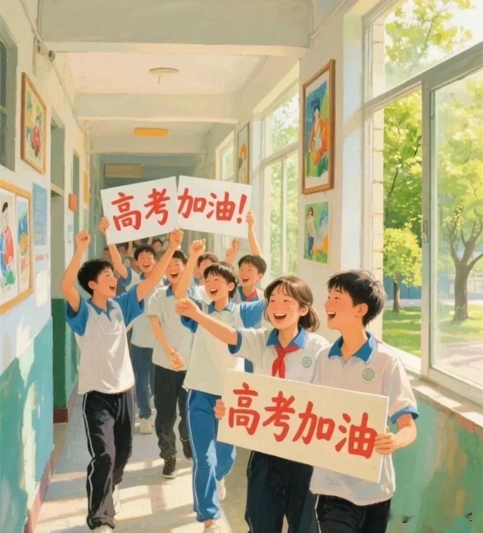 提笔赴考场，半生念青春！致每一位高考追梦人
 
考场铃声响起，千万学子提笔应战，