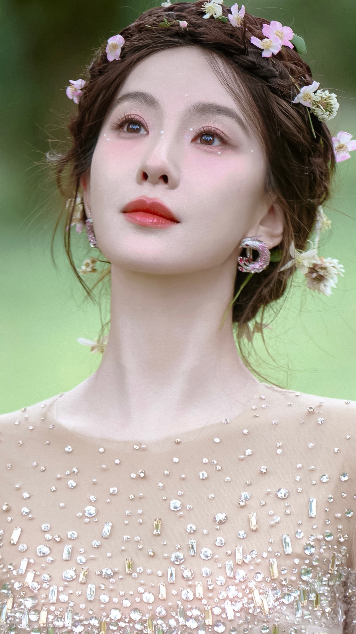 刘诗诗裸粉长裙清柠仙子🧚🏻♀️刘诗诗沈乐水