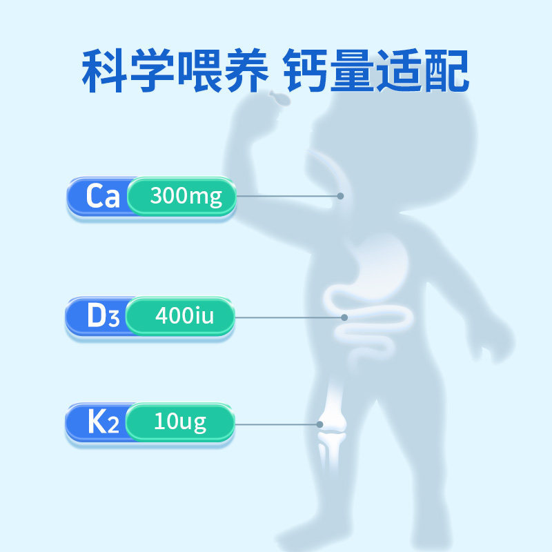 健敏思小蓝盒液体钙无敏原100+ 