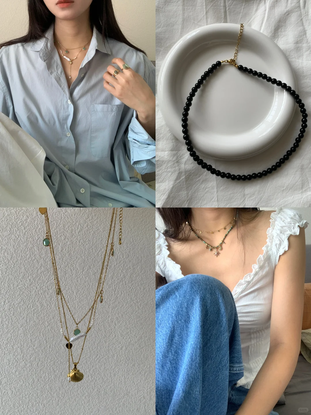 🦋 一组百元内的Ins风项链分享