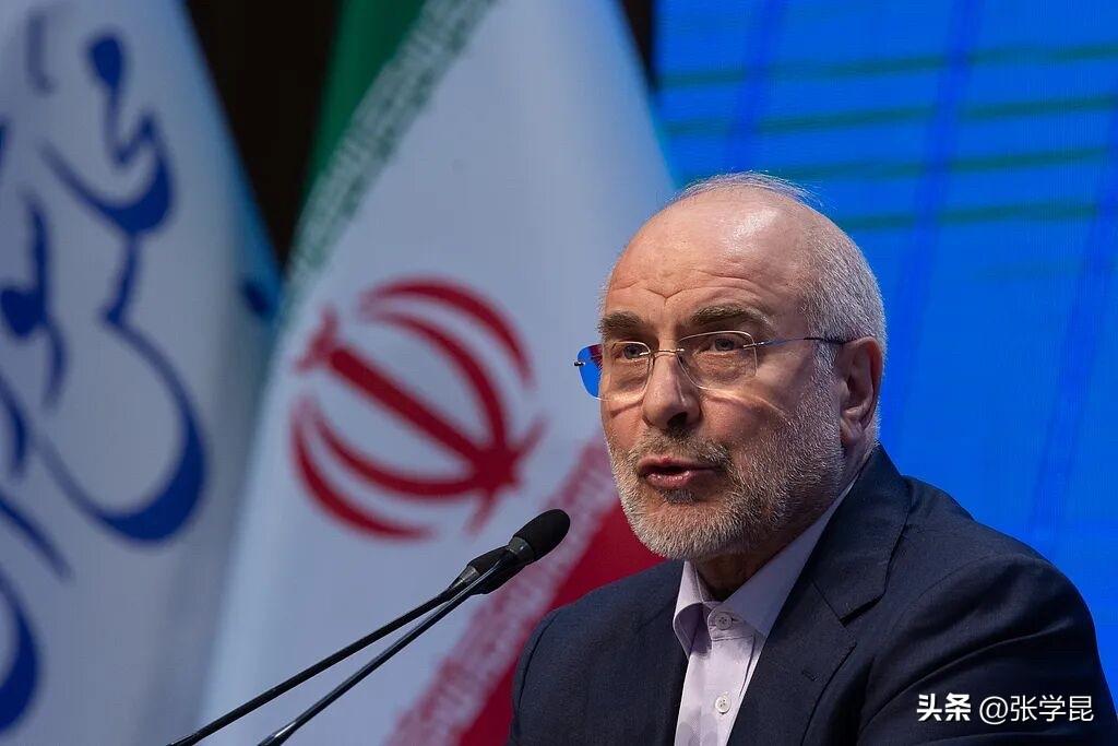 伊朗议长卡里巴夫今天发文说：“他们（美国特朗普政府）大肆散播虚假消息，试图压低能