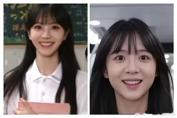 我感觉右边这个ai女主脸就是照小田捏的 