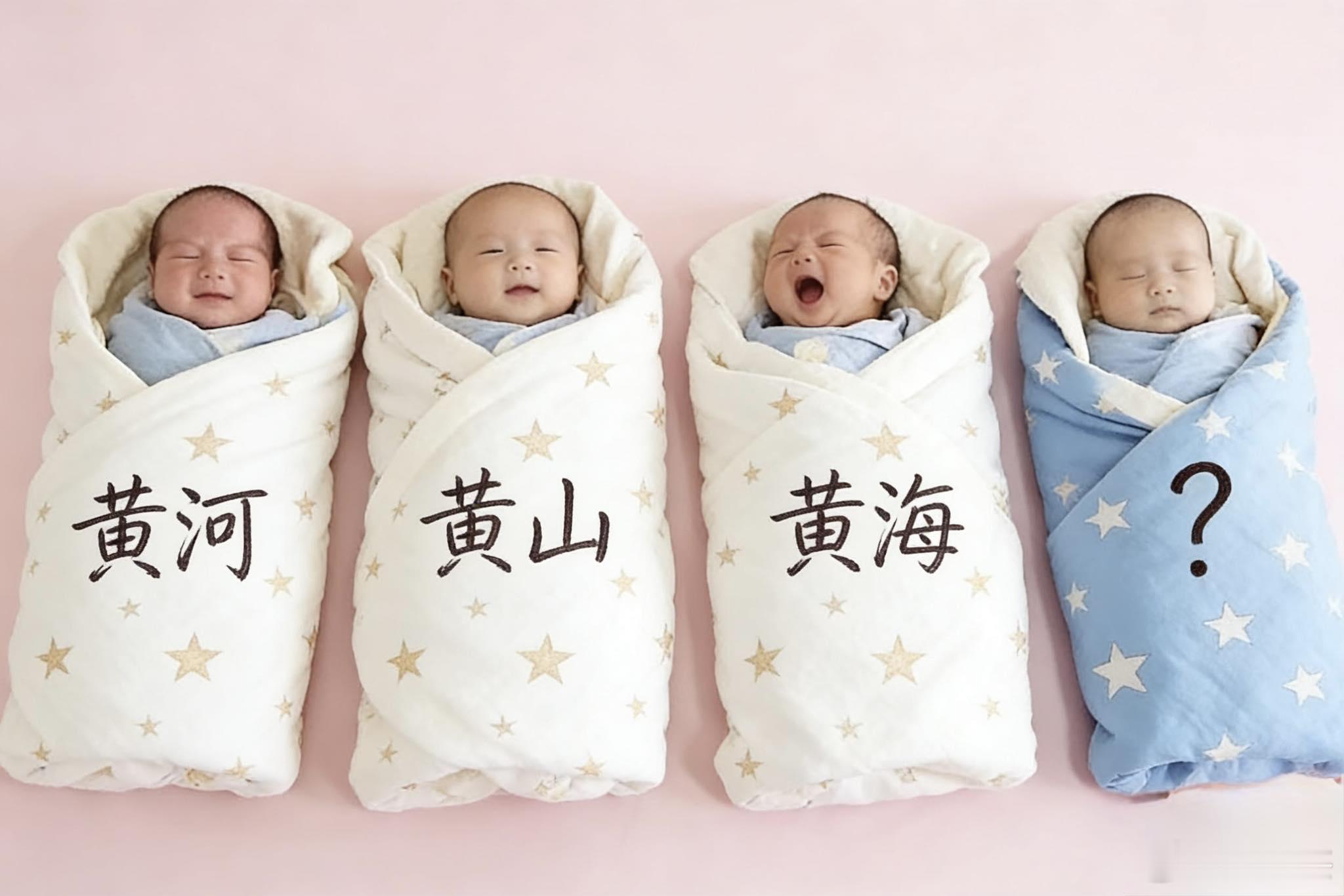 给老四取名字，即然老大叫黄河，老二叫黄山，老三叫黄海。那么你们觉得老四应该叫什么