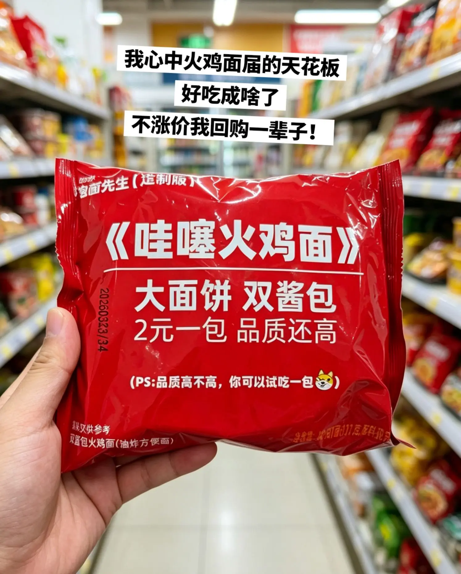 快来薅便宜又好吃的火鸡面的大羊毛啦。