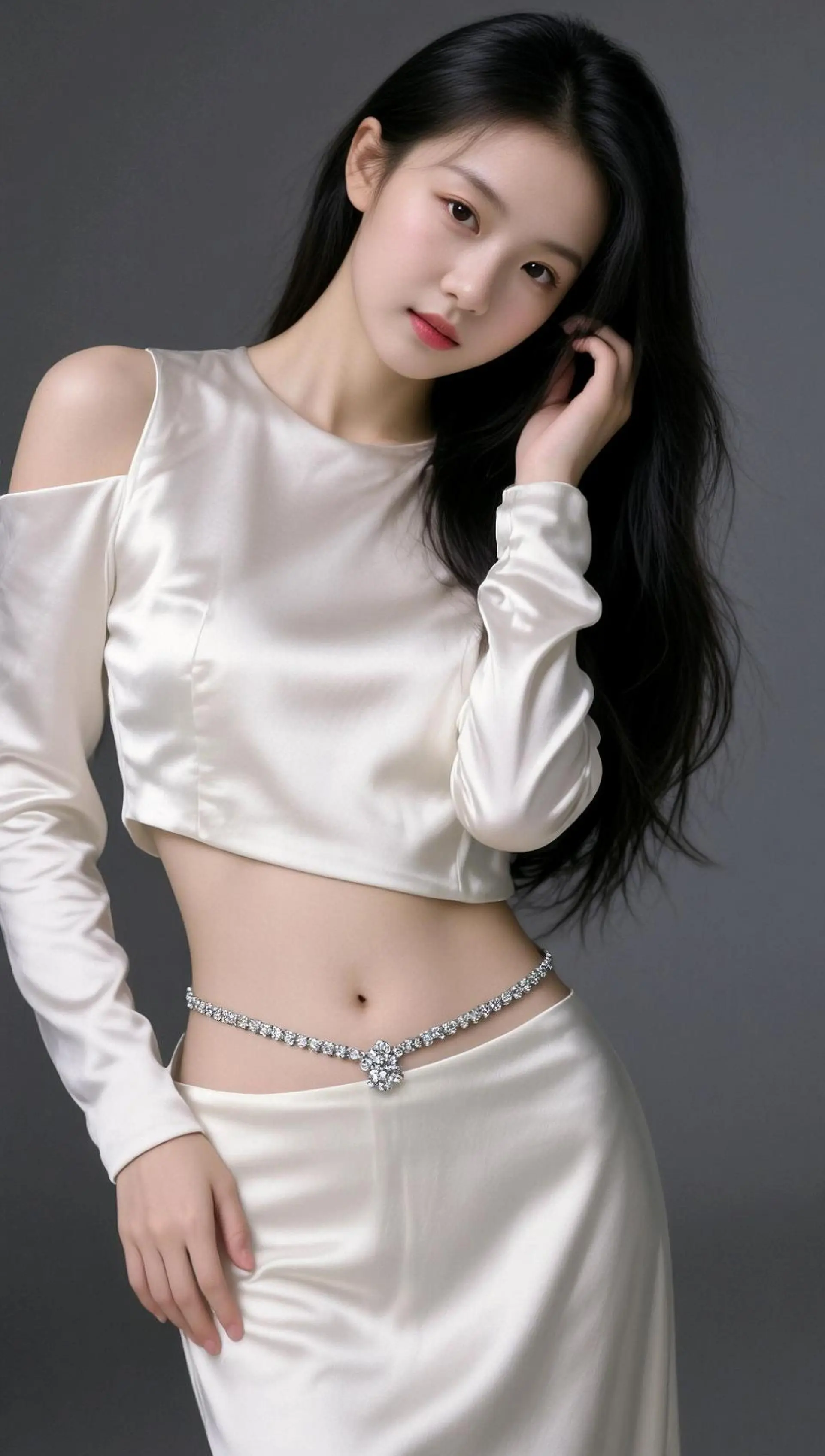 AI缎面风情照 ai创作