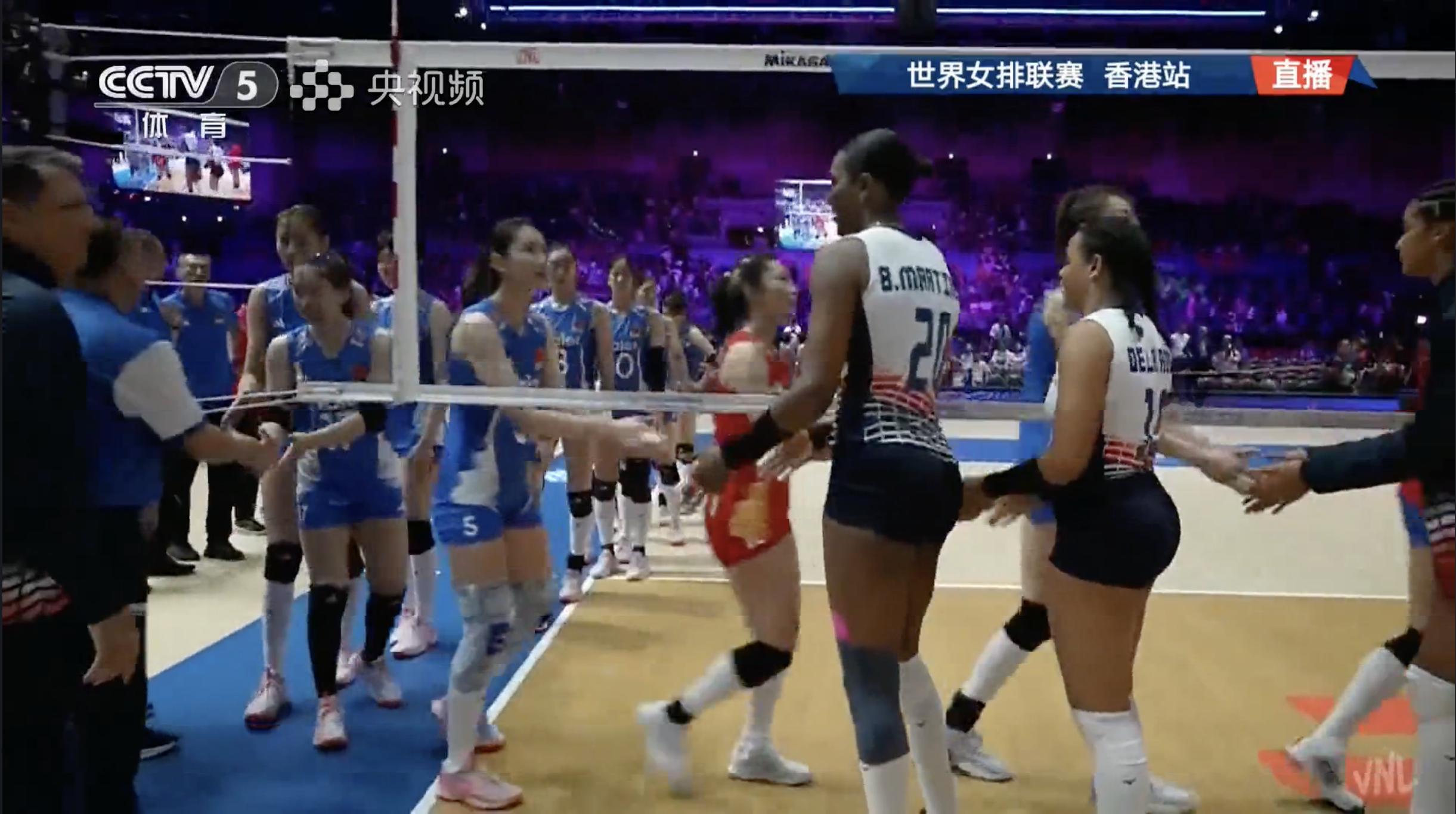 中国女排1比3不敌多米尼加中国女排🇨🇳 1-3 🇩🇴多米尼加女排【22-