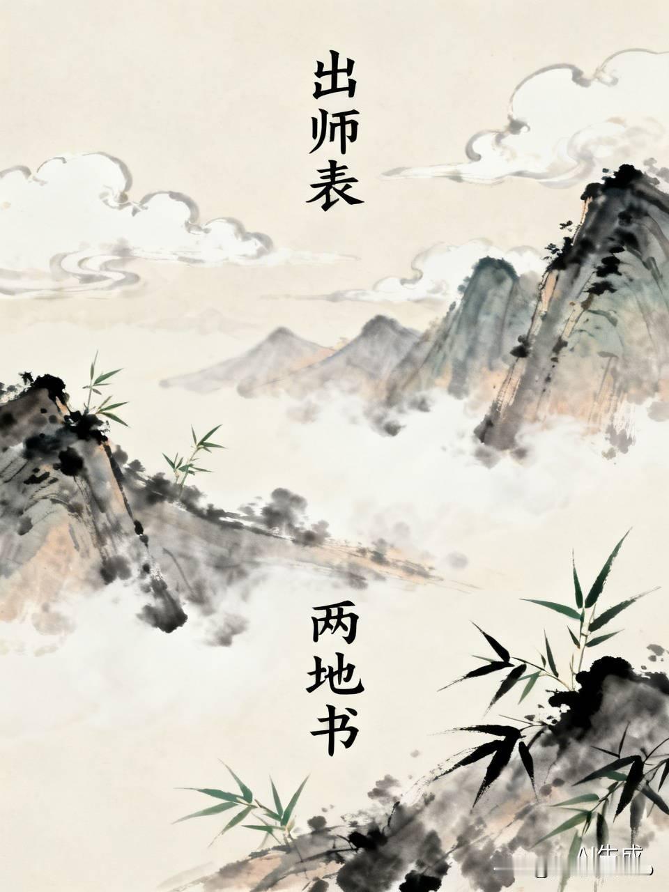 上联：出师表，
下联：两地书。

这副对联藏的细节真的越品越有味道。

《出师表