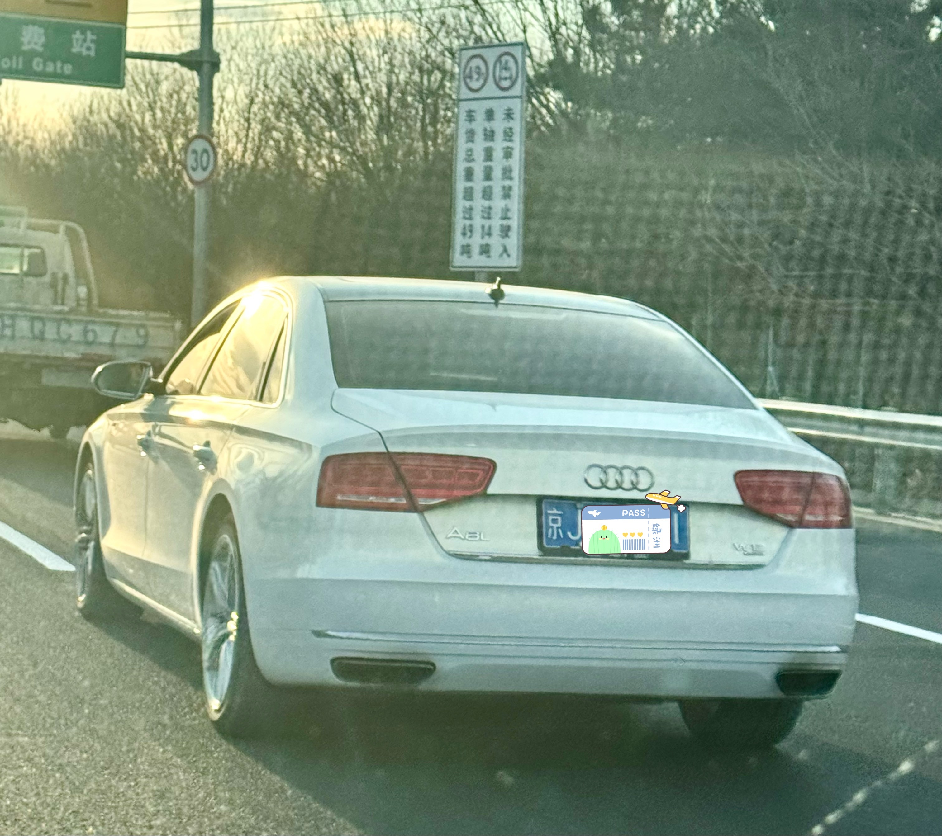 白色 W12？李楠说道李楠说道大v聊车奥迪 北京