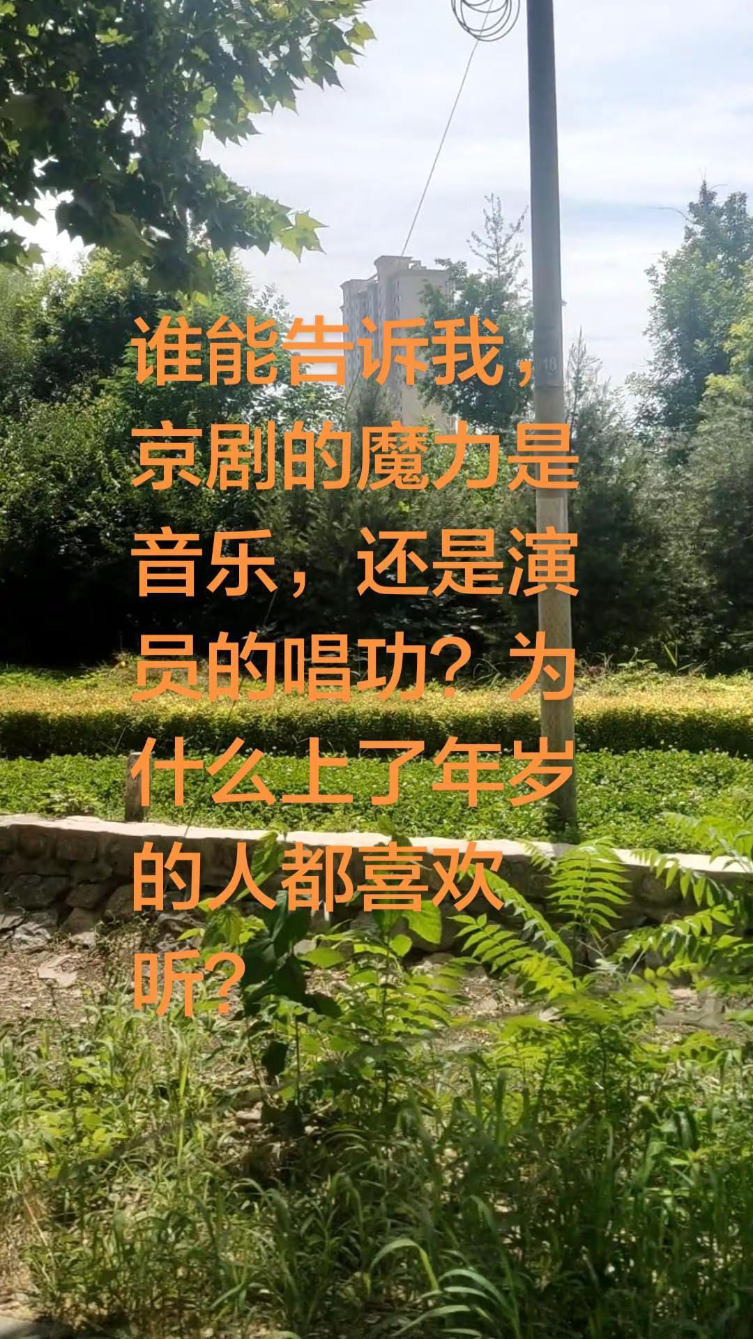 谁能告诉我，京剧的魔力是音乐，还是演员的唱功？为什么上了年岁的人都喜欢听京剧？京