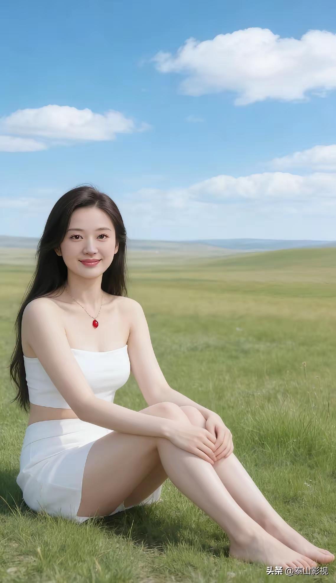 忆秦娥·郊野清欢 
晴空阔，
长天漫卷流云薄。
流云薄，
芳茵千里，
素衣闲坐。