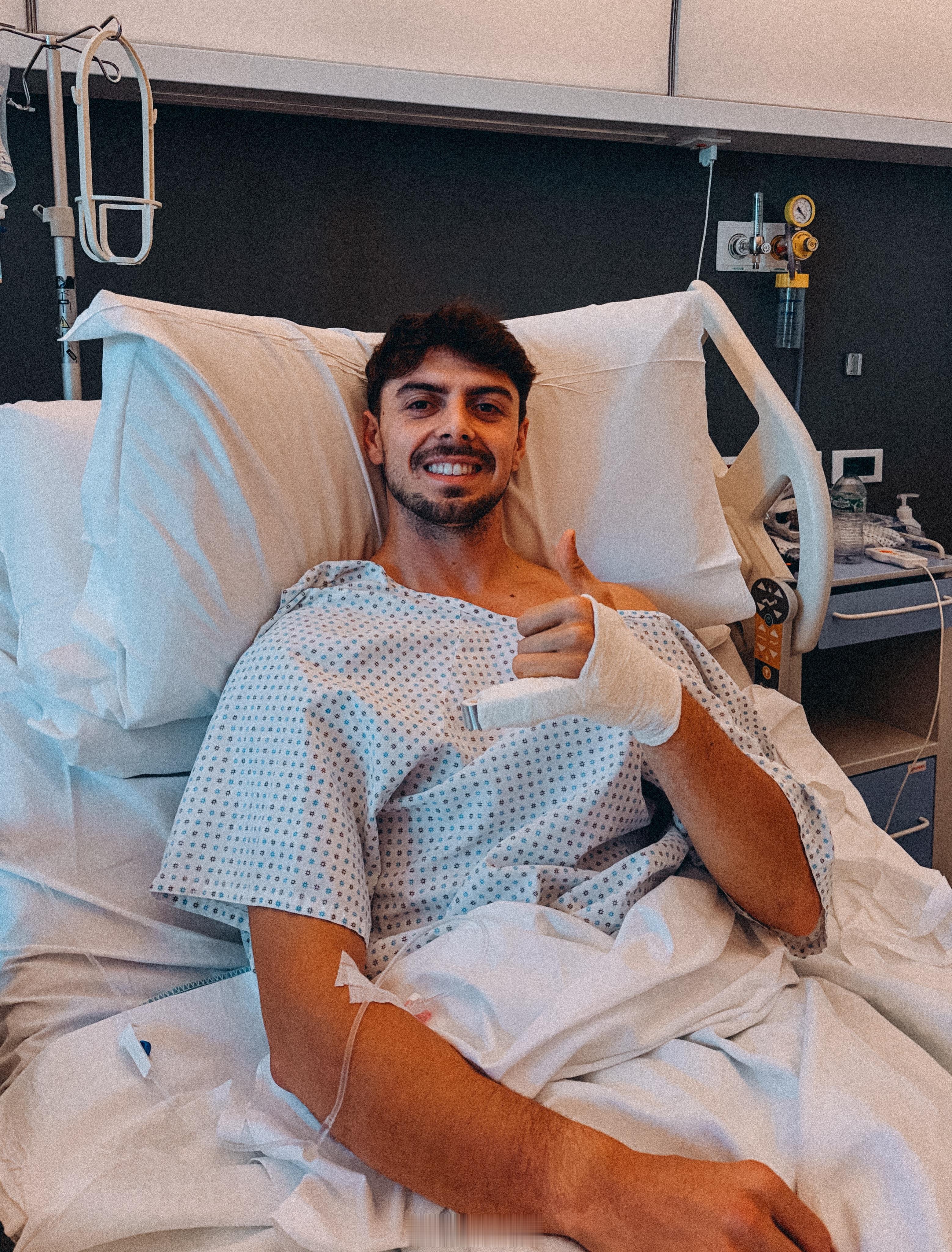Fabio Di Giannantonio 于昨天下午在罗马的 UPMC Sal