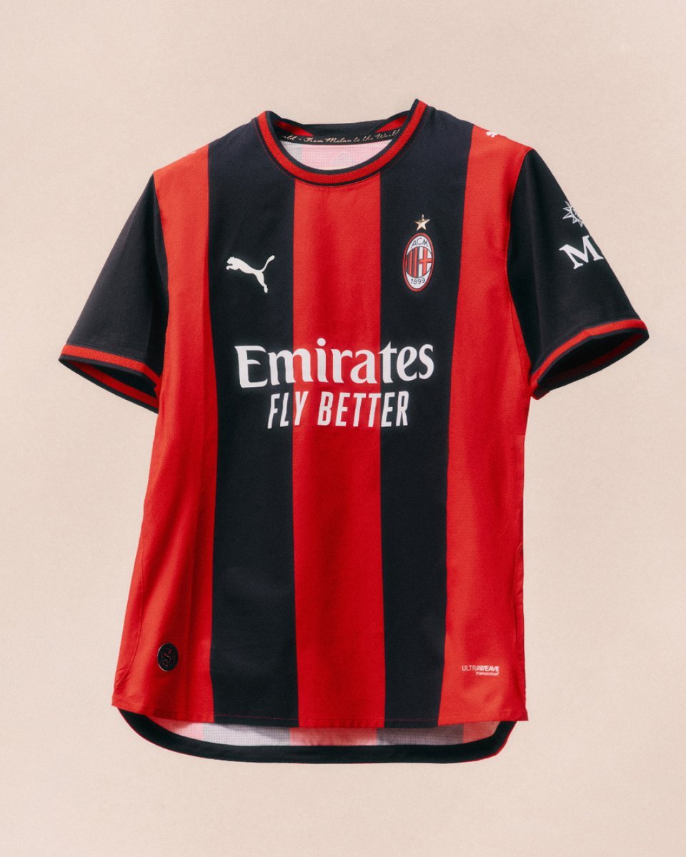 AC米兰发布了下赛季主场球衣。莫德里奇halamadrid