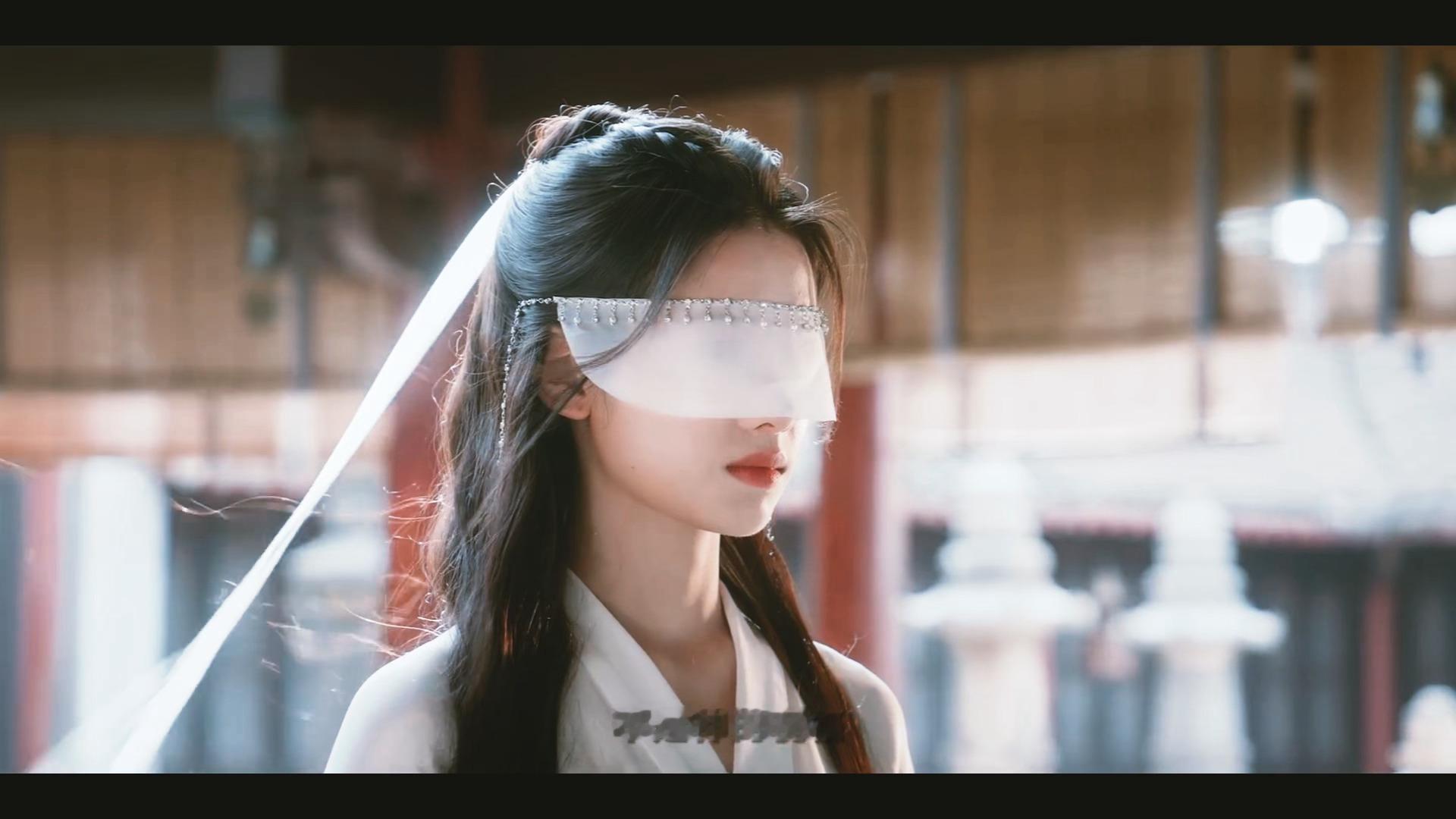 带着面纱也挡不住的美貌…[捂嘴哭]张婧仪梦花廷面纱造型 ​​​