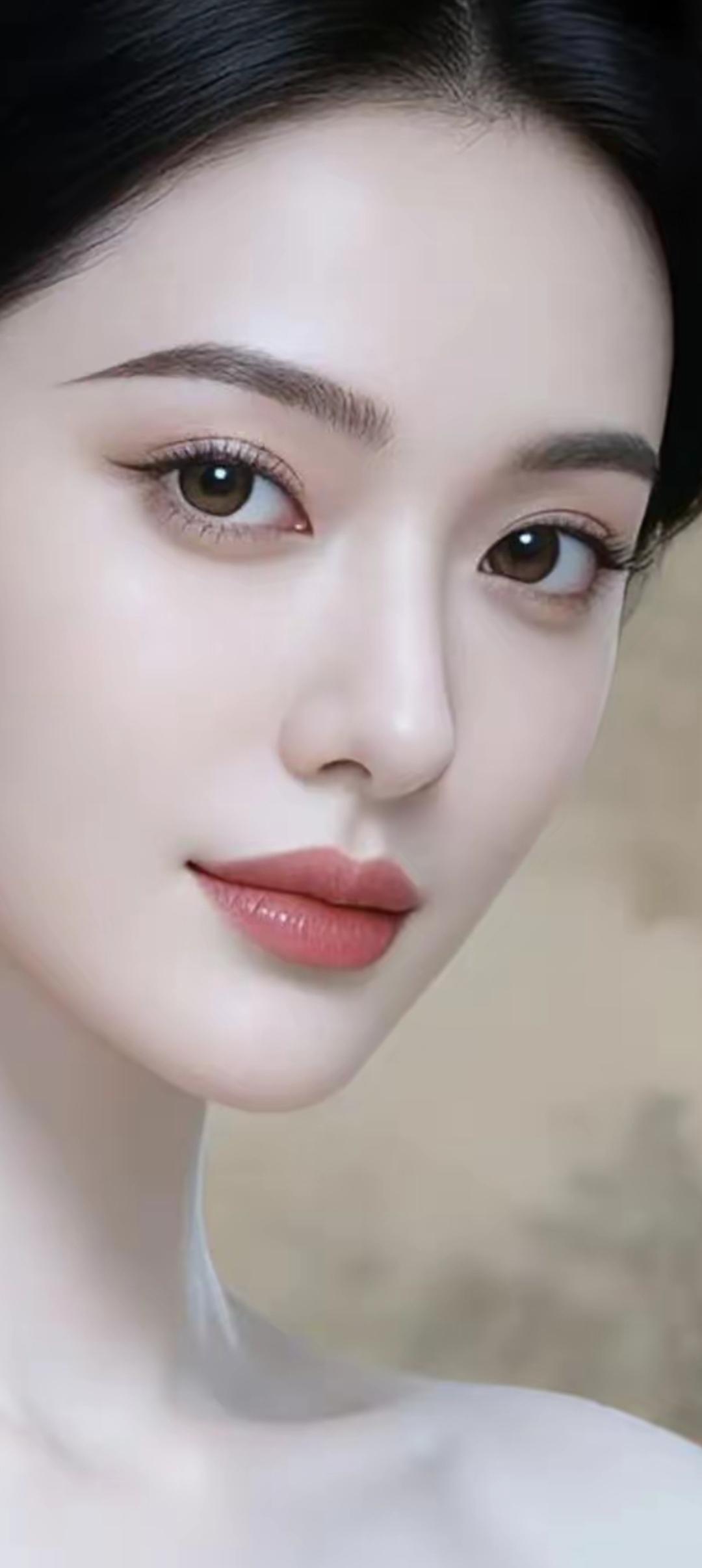 温柔如水的东方美人，古典韵味十足。