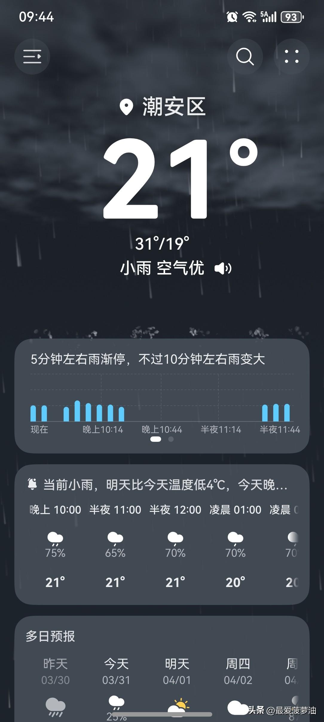3月的尾巴，广东雨水冲业绩！

4月1～2日，降水明显减弱；3～4日，全省大部有