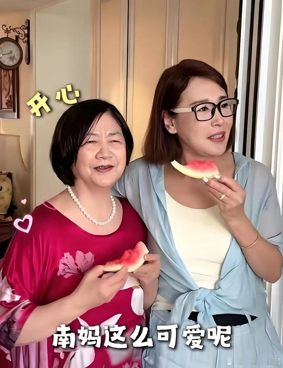 杜若溪把婆婆称呼为“南妈”，把妈妈称呼为“北妈”。因为她们俩一个是南方的，一个是