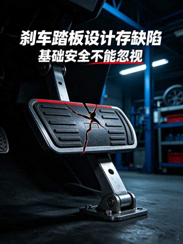 刹车踏板设计存缺陷，基础安全不能忽视