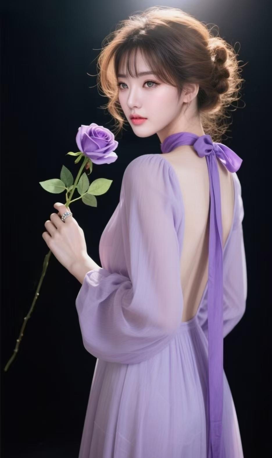 蝶恋花•惊鸿遇

文/熏墨
出水芙蓉凝晓露，
玉骨冰姿，低首盈盈步。
公子无双堤