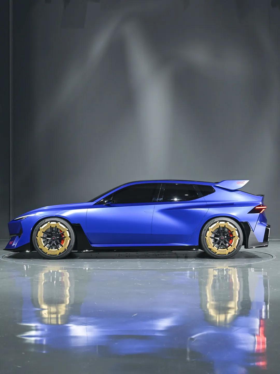 最近在东京车展上，斯巴鲁STI性能部门全球首发电驱概念车Performance-