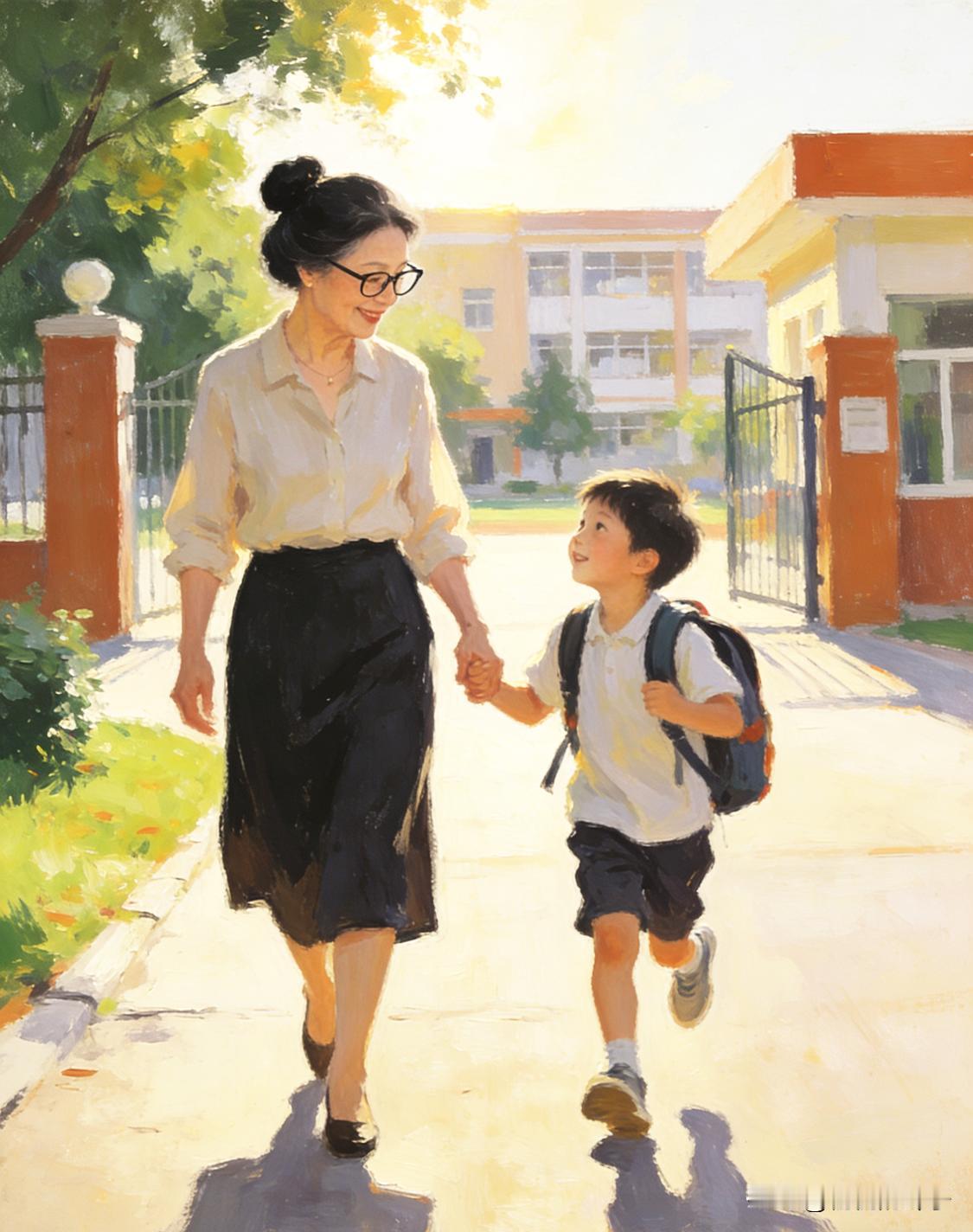 今天接孙子放学，路上他和我说：奶奶，今天孙某又打人了，把李某打得流鼻血了，都止不