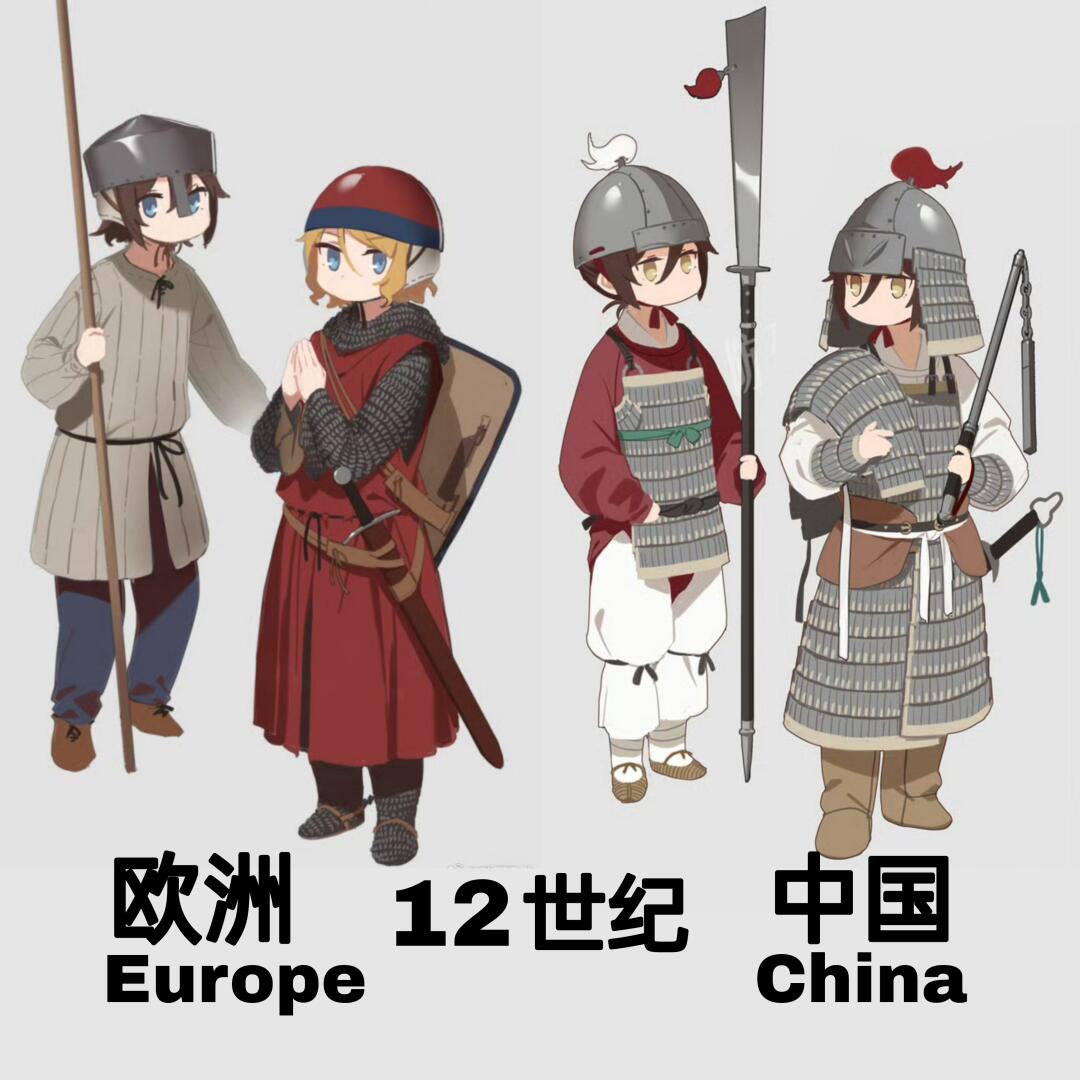 大头兵也有好装备？古代中国与欧洲盔甲对比