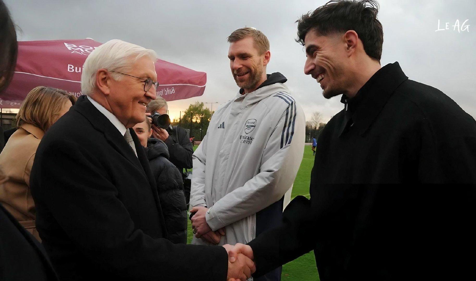 哈弗茨 德国总统施泰因迈尔厄德高 挪威首相斯特勒阿森纳