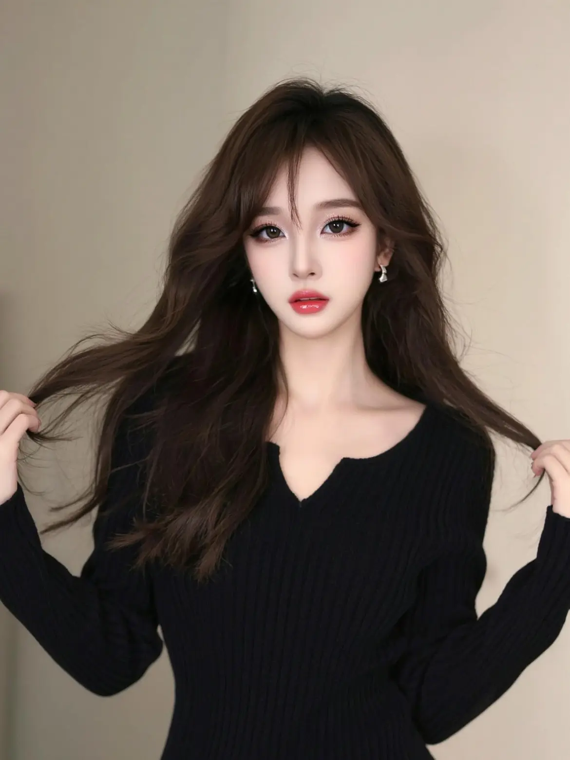 超美的甜妹穿搭分享 御姐风 黑色露肩穿搭 温柔姐姐穿搭 温柔纯欲风穿搭分享