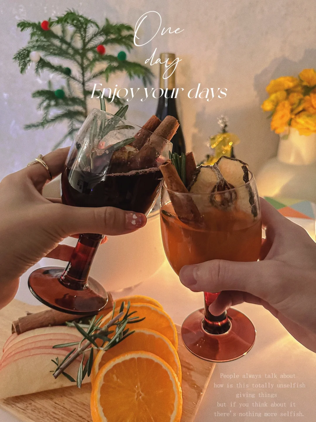 中式cocktail 🍷 | 浪漫微醺，冬日限定