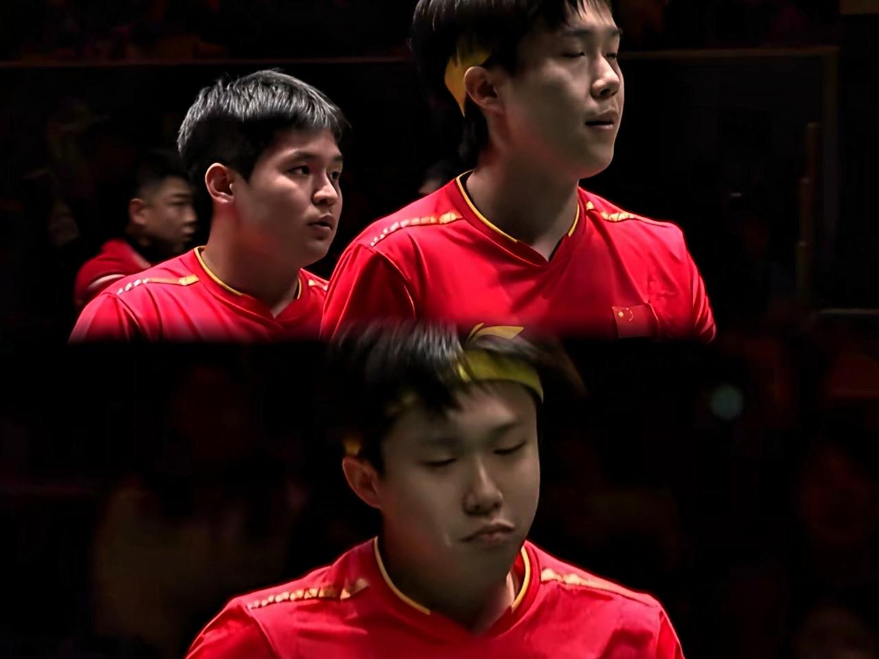 大头心里估计憋着火呢！

本来算得好好的能歇一场，
结果硬是被逼到要打男双。
