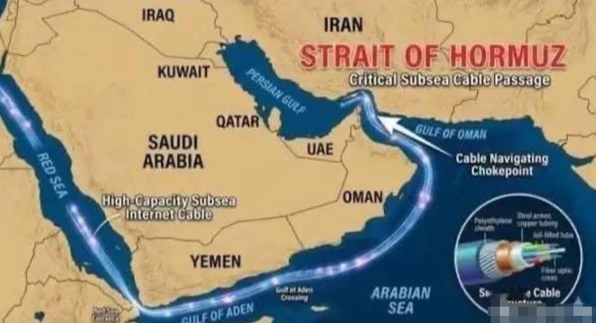 伊朗发了一张图，估计美国人背后又是一股凉气。

霍尔木兹海峡，其重要性，不仅仅是