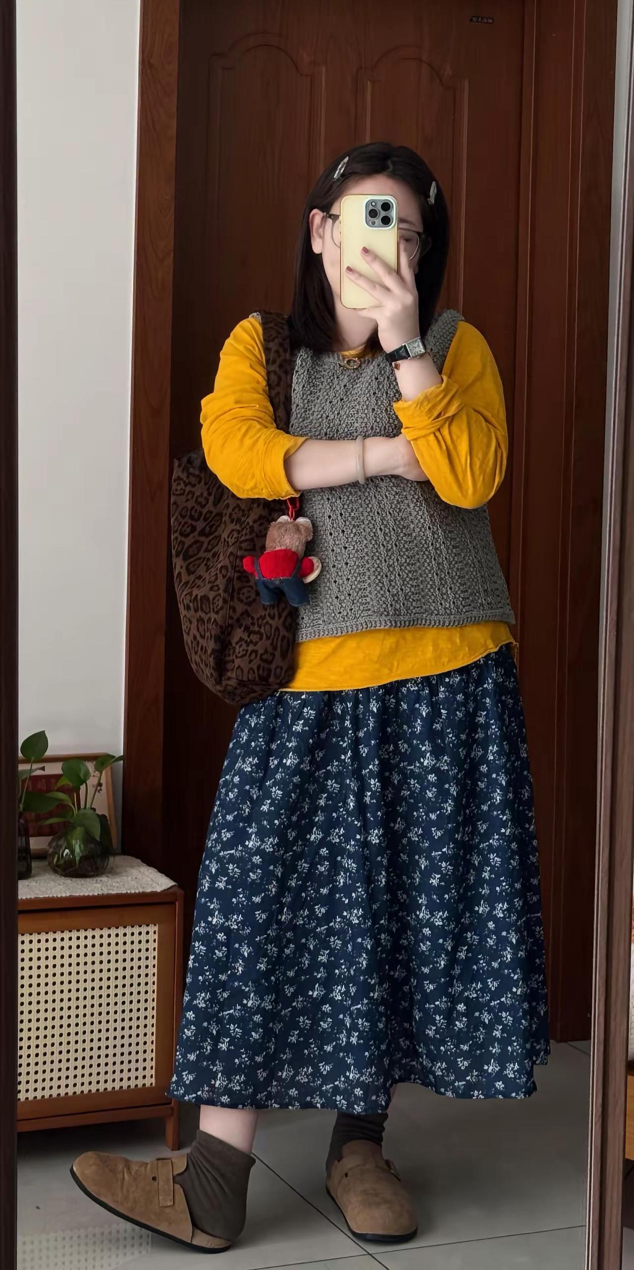 这么暖和☀️小裙子👗穿起来姐妹们💃随意穿搭 春天穿搭