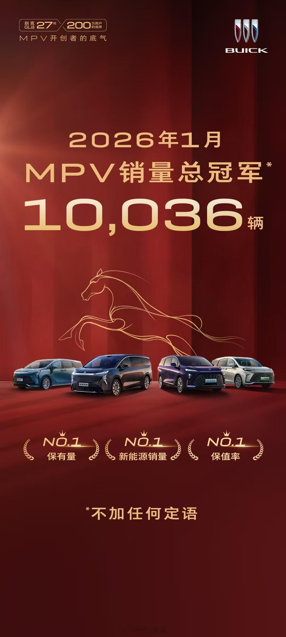 马年启新程！别克GL8家族1月热销10,036辆，稳居MPV销冠；新能源GL8 