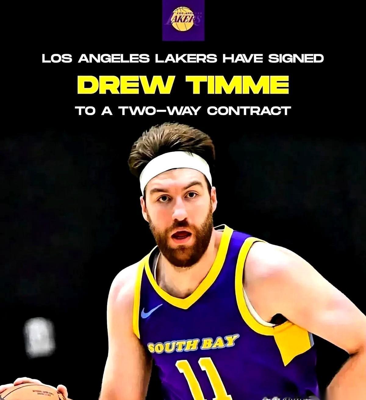 一个落选秀，居然被湖人队给捞走了。
这事儿真有点意思。
德鲁-蒂米，当年在NCA