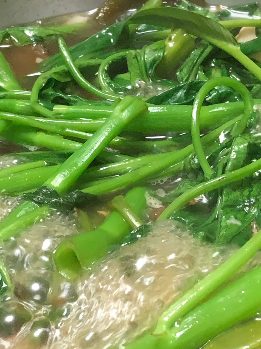 螺蛳粉就要配空心菜😋