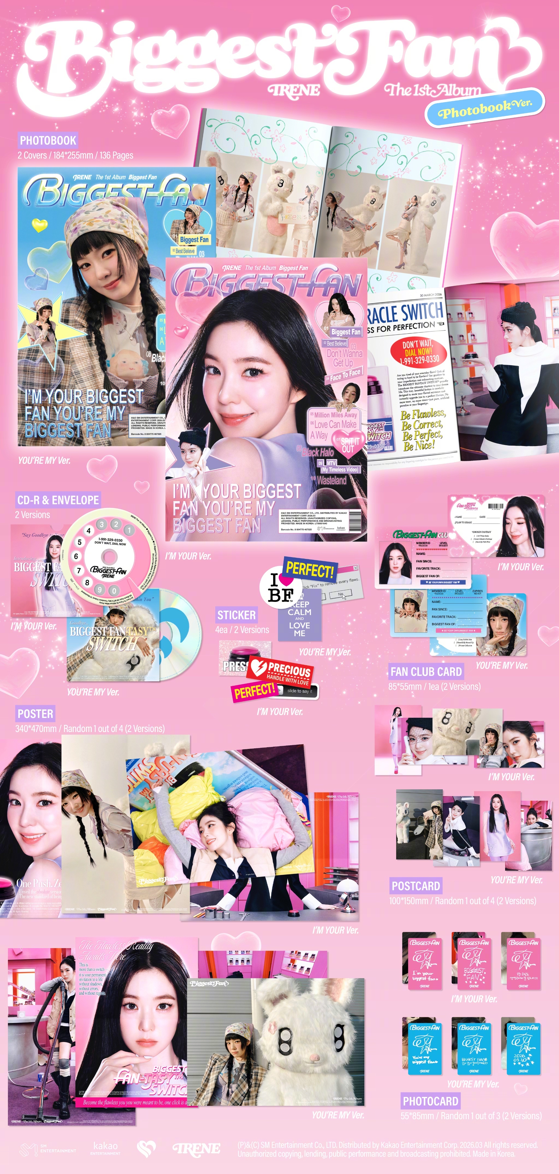 【Twi】IRENE The 1st Album 【Biggest Fan】专辑