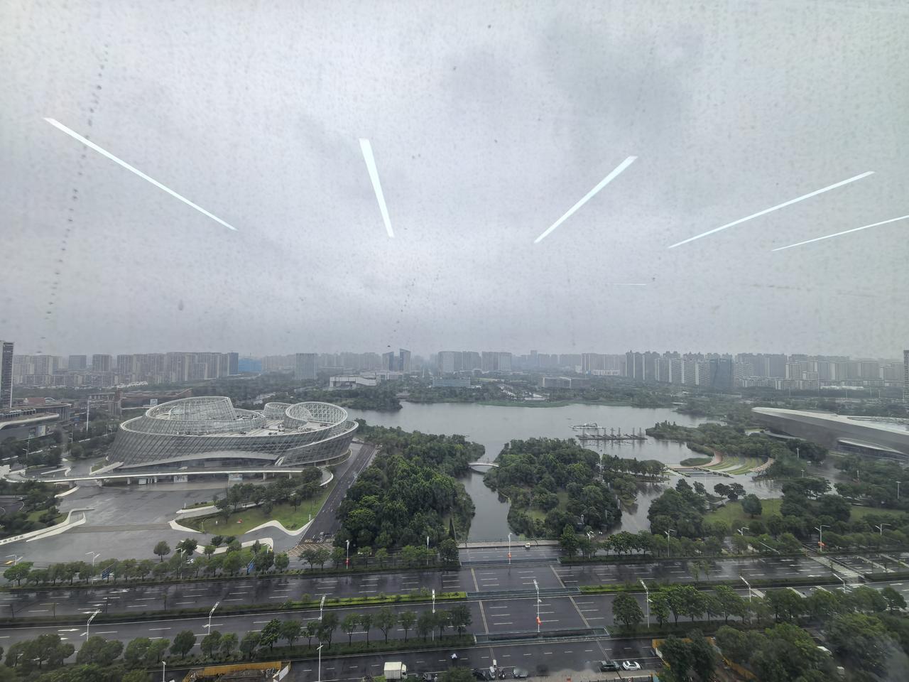 俯瞰双清湾～大剧院、博物馆、图书馆、科技馆～