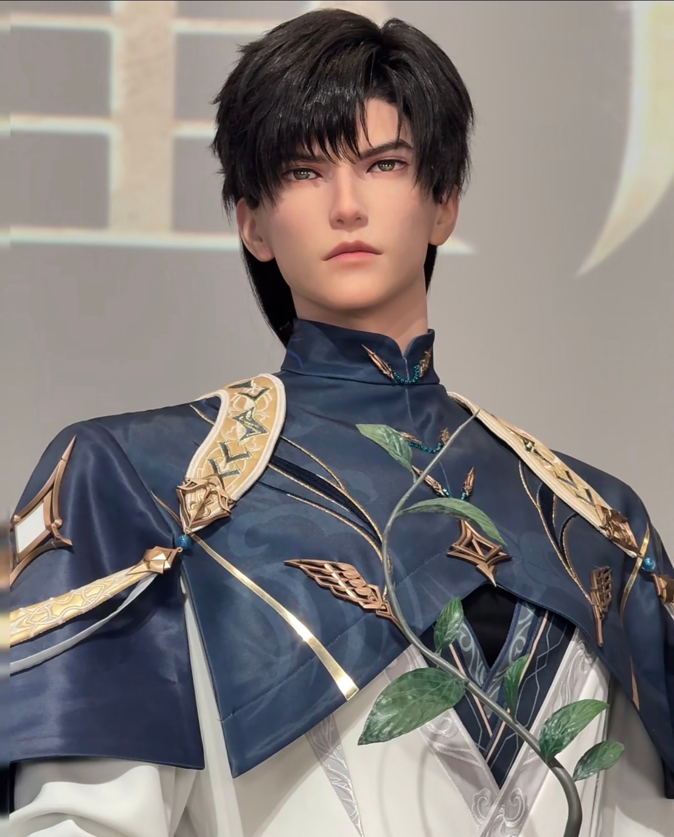 黎深 等身雕塑好震撼啊 感觉是真人走出来了 