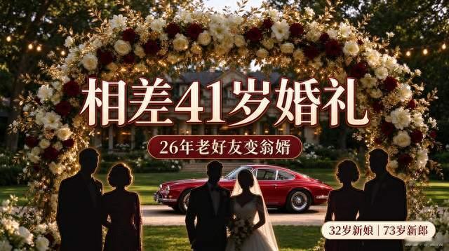 相差41岁办婚礼！翁婿是26年老好友