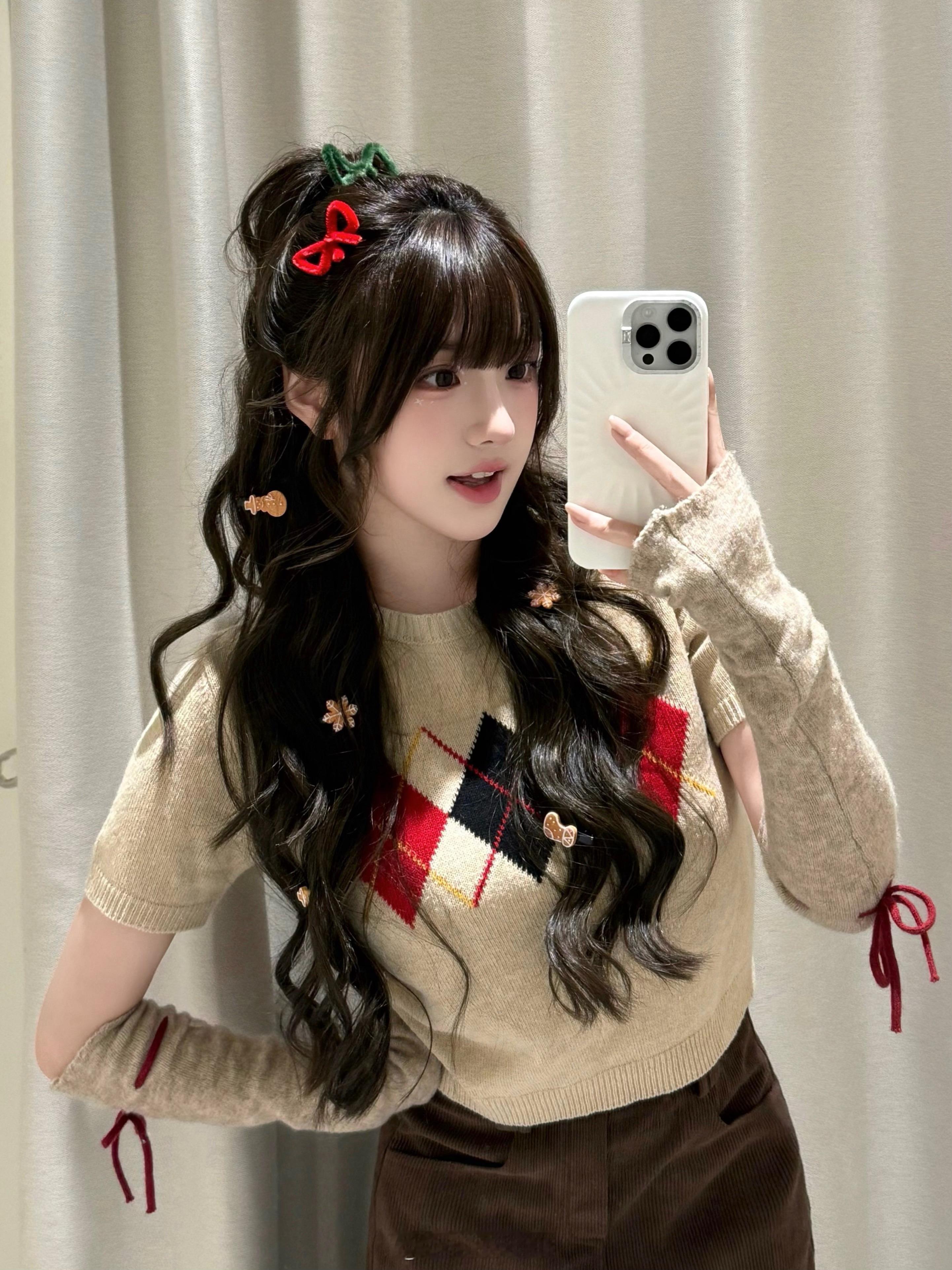 喜欢这个半扎发！ ​​​