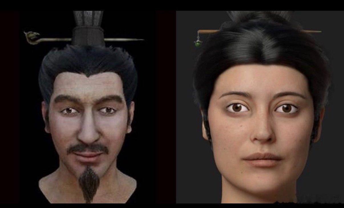 据说是秦始皇儿子头颅,女儿遗骸复原面貌 