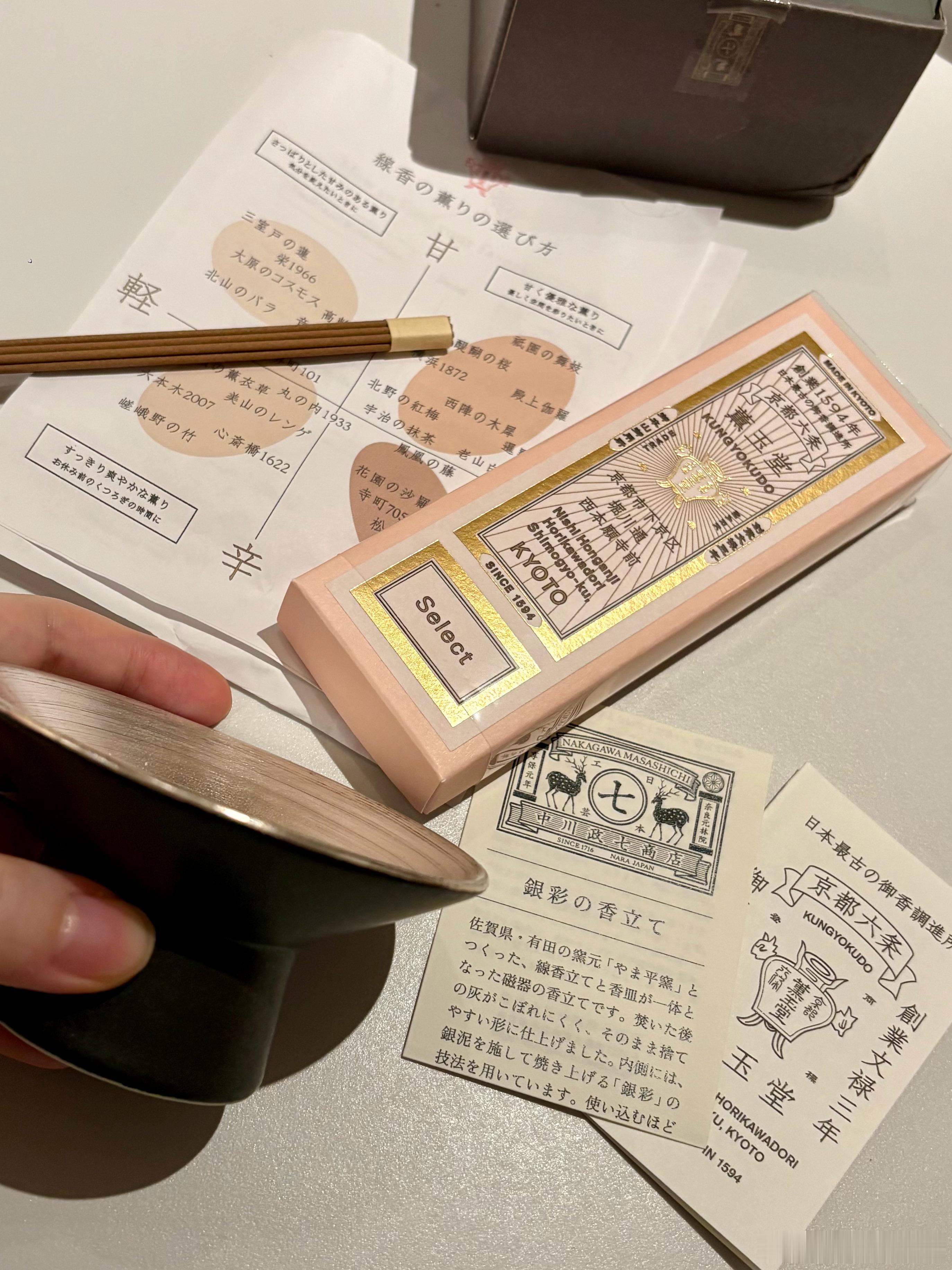 日记：下班在家整理杂物，打开储物柜一股海洋般清凉的香味扑鼻而来，竟然是线香。月初