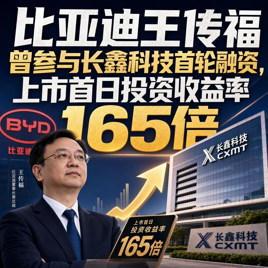 很多人以为长鑫科技上市的最大赢家是合肥国资和创始人朱一明。
但真正被翻出来的一笔