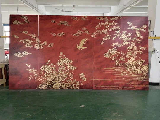 描金背景墙