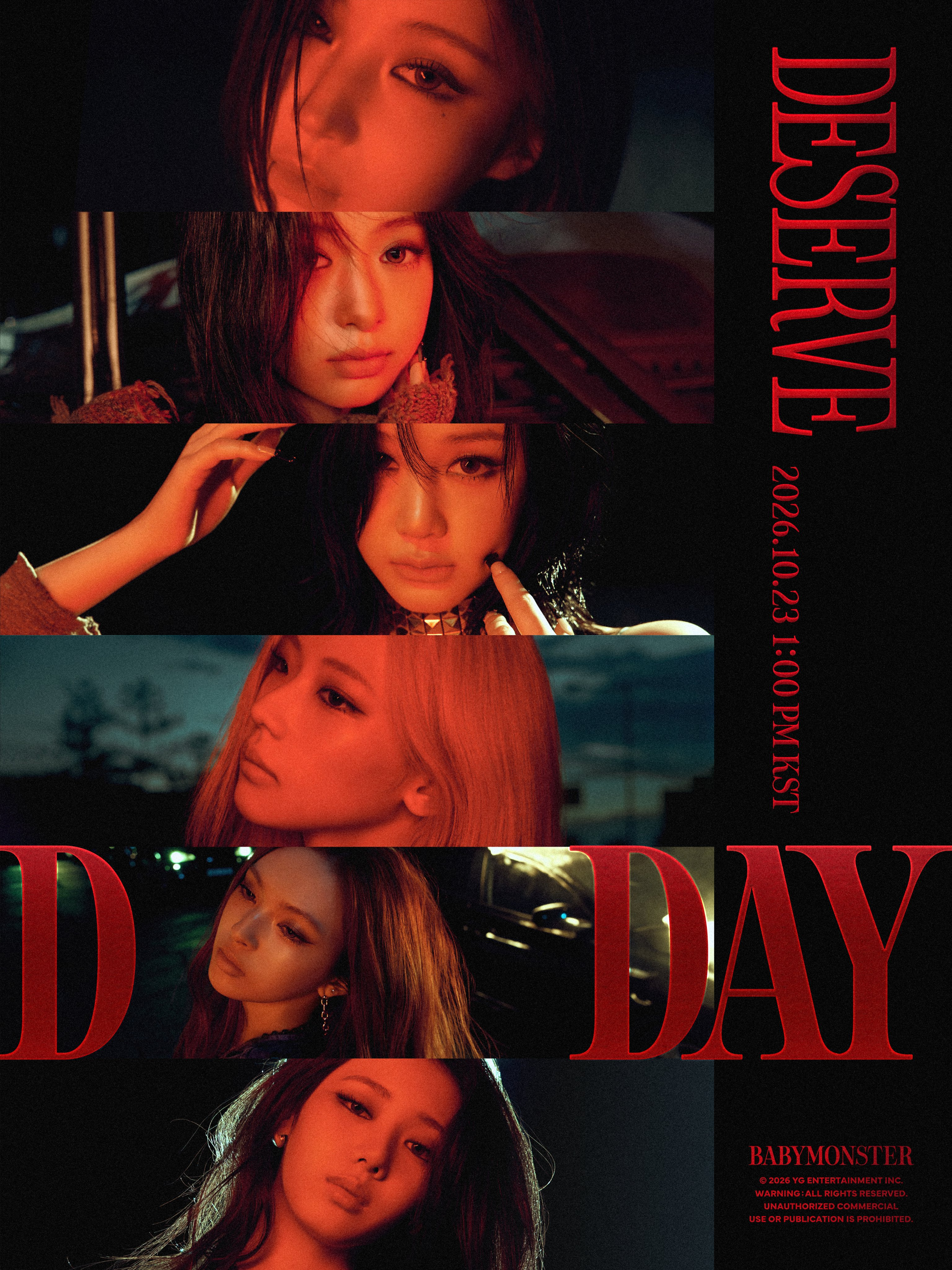 BABYMONSTER 单曲 [DESERVE] D-DAY海报2026.10.