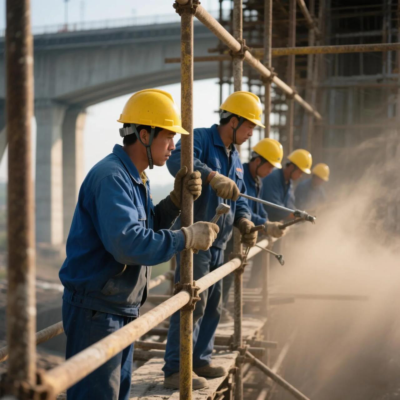 我是这座城市的钢
一一写给建筑工人的歌
歌词原创
吊塔钓起三斤重的朝阳，
砖块一